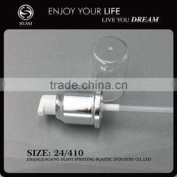 24mm aluminum and plastic bottle pump dispenser