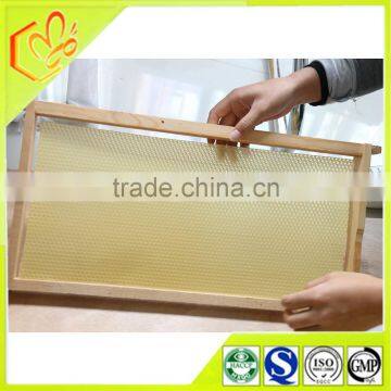 light yellow color beeswax foundation sheet of honeycomb wax sheet wholesale from china natural beeswax
