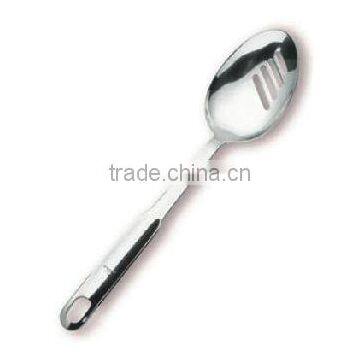 Perforated spoon, stainless steel