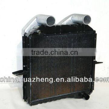 Brass radiator tanks for loader