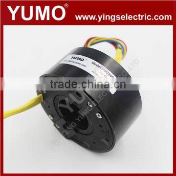 Electric Slip Ring Ethernet Type High Current SRH3899-6P 38.1mm 500mm 6 Circuits Slip Ring photo-2