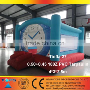 Inflatable Castle Tinfla 27 in PVC Tarpaulin Materials