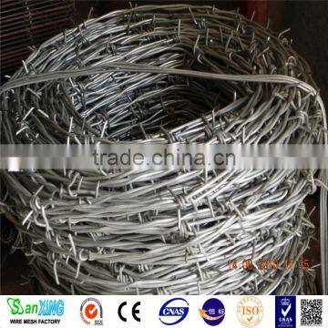 14 Gauge 200m Hot Dipped Galvanized Barbed Wire(Anping Factory)