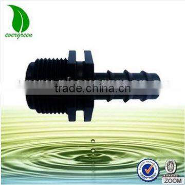 Drip irrigation system pipe connector plastic male reducer coupling