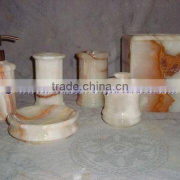 Luxury Colorful Free Sample for Natural ONYX BATHROOM ACCESSORIES COLLECTION photo-6