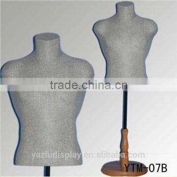 Headless Female half body Torso tailoring Mannequin with fabric cover