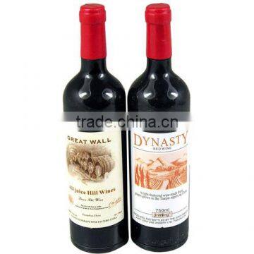 Wholesale 750ml Empty Wine Bottle, Glass Red Wine Alcohol Bottle made in China