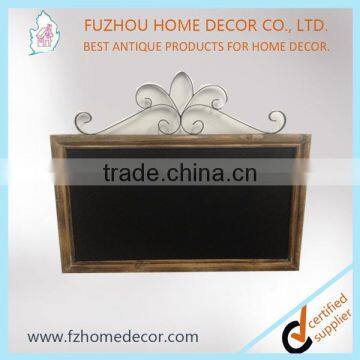 Wall Hanging Week Bulletin Chalkboard Board With Coat Hooks photo-3