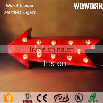 Metal Sign Lights Arrow photo-2