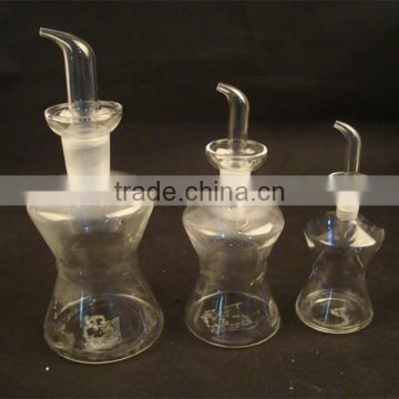 borosilicate glass oil bottle with dropper