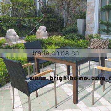 Chair and Table set BP-3001 PE rattan wicker Leisure Outdoor Products
