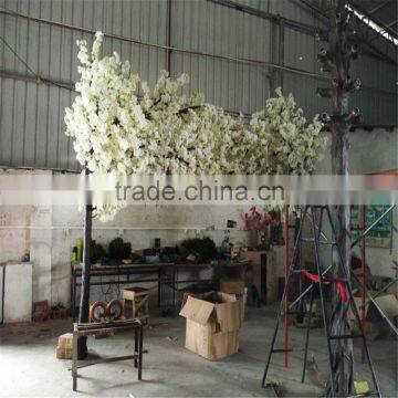 Hot sale fake decorative metal artificial cherry blossom tree for weddings