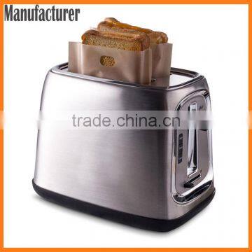 Microwave Toastabags Reusable Non-Stick Sandwich/Snack "In Toaster" Grilling Bags, 2 Pack photo-4