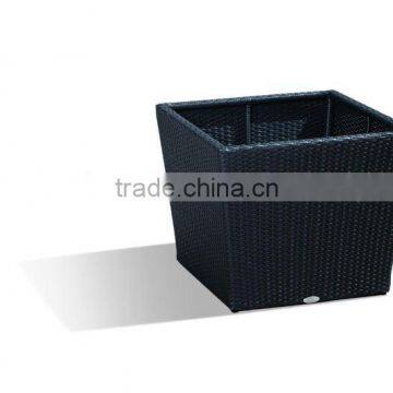 rattan garden flower pot