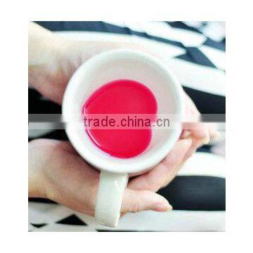 Fashion Heart shape ceramic cup