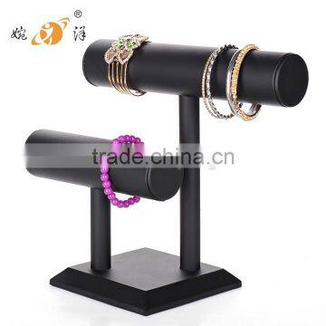 2015 new style two layer bangle jewelry showcase display stand