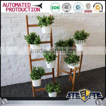 Wooden Flower Rack/wooden Wall Rack Designs/wooden Display Rack photo-2