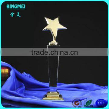 Clear Star Smiling Face Crystal Plaque Award Star Crystal Glass Award Trophies photo-3