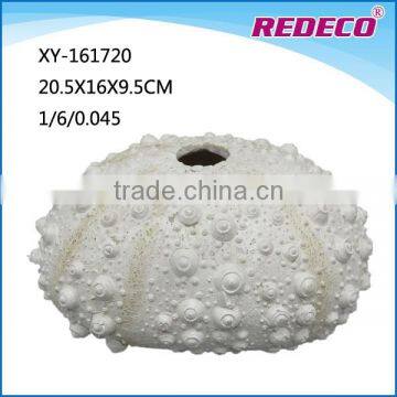 Artificial resin sea urchin for aquarium decoration