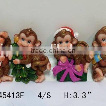 Resin 2016 Newest Russian Monkey Shape Fridge Magnet photo-4