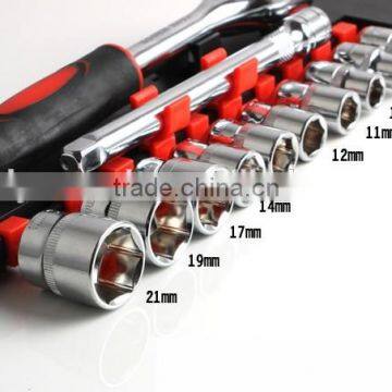 12pcs 3/8" Ratchet Wrench Socket Set Socket Spanner Hex Screwdriver photo-2