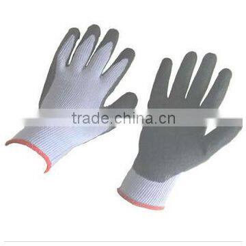 Cheap 13 Gauge Black Nylon PU Coated Gloves photo-2