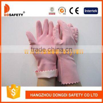 Pink Latex household Gloves