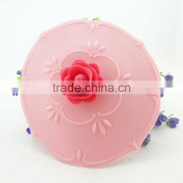 Cute Rose Silicone Watertight Cup/Mug Lid Cover photo-3
