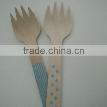 mini wood spork