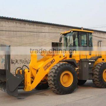 Made in China hot sale new model design 5ton wheel loader HZM953