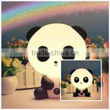 Night Lights, LED Night Light Silicone Soft Lovely Panda Lighting Sleep-conducive Table Lamp Fits For Kids Children Baby Bedroom photo-5