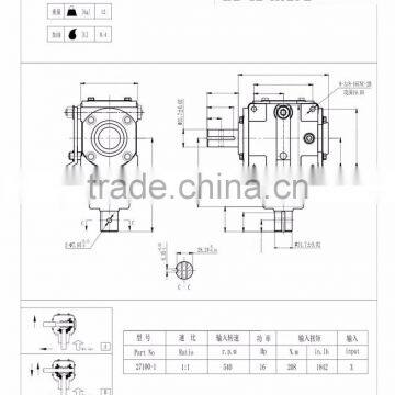 Competitive Price Agricultural Bevel Gearbox photo-6