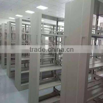 Popular 6 Layers School Library Furniture Steel Book Store Shelves/Double Side Bookshelf photo-2
