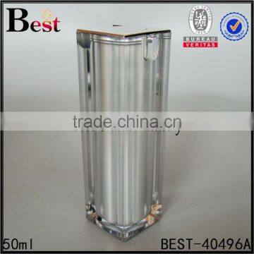 Unique Design Empty Fancy Square Acrylic Lotion Bottle 15ml 30ml 50ml 1oz 2oz Plastic Lotion Bottle With Pump photo-4