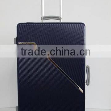 PC high-end AL-frame luggage/suitcase/TSA/double wheels suitcase