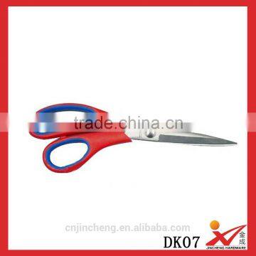rubber stainless steel handle scissor safety food scissors 8.75"