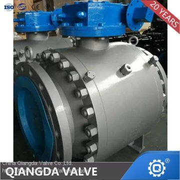 High Temperature Metal Seat Trunnion Mounted Ball Valve photo-3