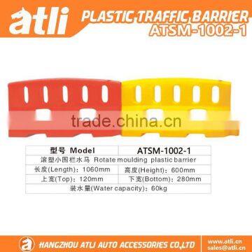 Water Capacity 60KG /1060MM Length/blowling Plastic Traffic Barrier photo-2