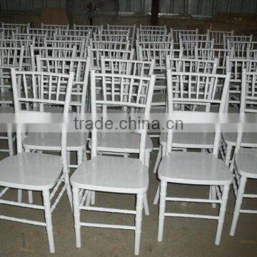 Wholesale Wedding Chiavari Chair White Tiffany Chair With Cushion photo-4