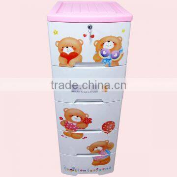 Happy Bear Kids Plastic Wardrobe photo-6