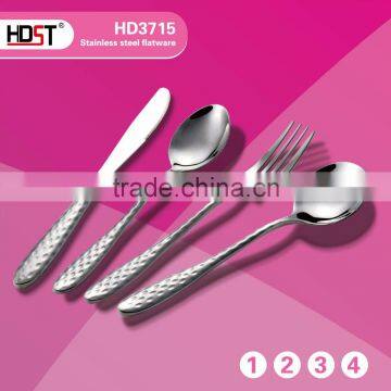 Luxury high quality stainless steel flatware