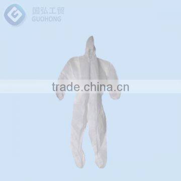 Disposable Microporous Paint Suits Disposable Coverall White Lge/X Lge 42-45" Chest photo-2