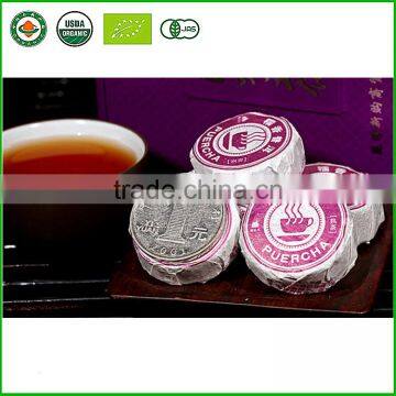 Handmade Ripe Puer Tea 5g Mini Tuo Tea Cooked pu er Cha Chinese Gifts Food Box Menghai Glutinous Rice Fragrant photo-5
