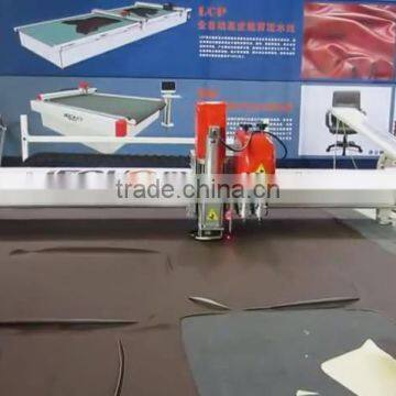 IECHO CNC Automatic Cutting Machine for PU & PVC Composites Sponse Leather and Rubber Car Mats Carpets photo-2