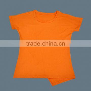 Ladies Basic T-Shirt_100% Organic Cotton Comfortable Baby T-shirt and Organic Printed Long Sleeve and Short Sleeve T-shirt With photo-4