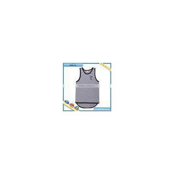 100% cotton high quality New Design men's grey tank top supplier