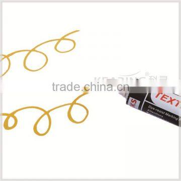 Kearing Factory Direct Sale Long Time Industry Permanent Yellow Textile Marker # TMS25-Y photo-6