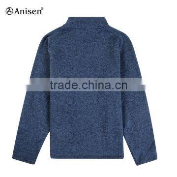 Wholesale 100 Polyester Sweaterfleece Men Custom Jacket photo-2