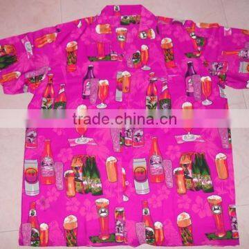 Beer bottle hawaiian shirts