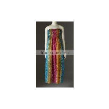 BANDHANI BANDHEJ SMOCK DRESS TIE DYE Silk Tunic